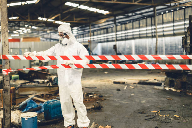 Professional Biohazard technician working in Little Rock, IA